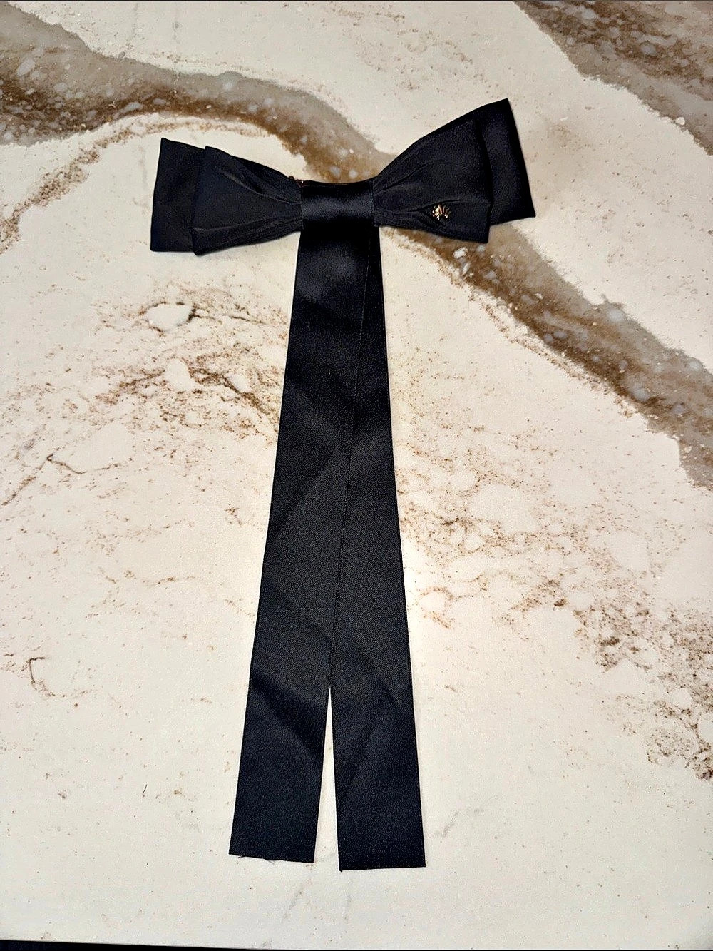 Lele Sadoughi Black Bow Hair Accessory